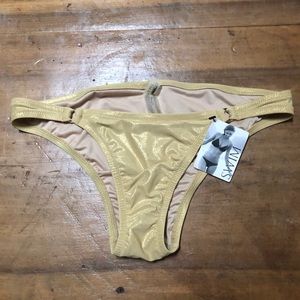 NWT Victoria’s Secret Gold Bikini Bottom